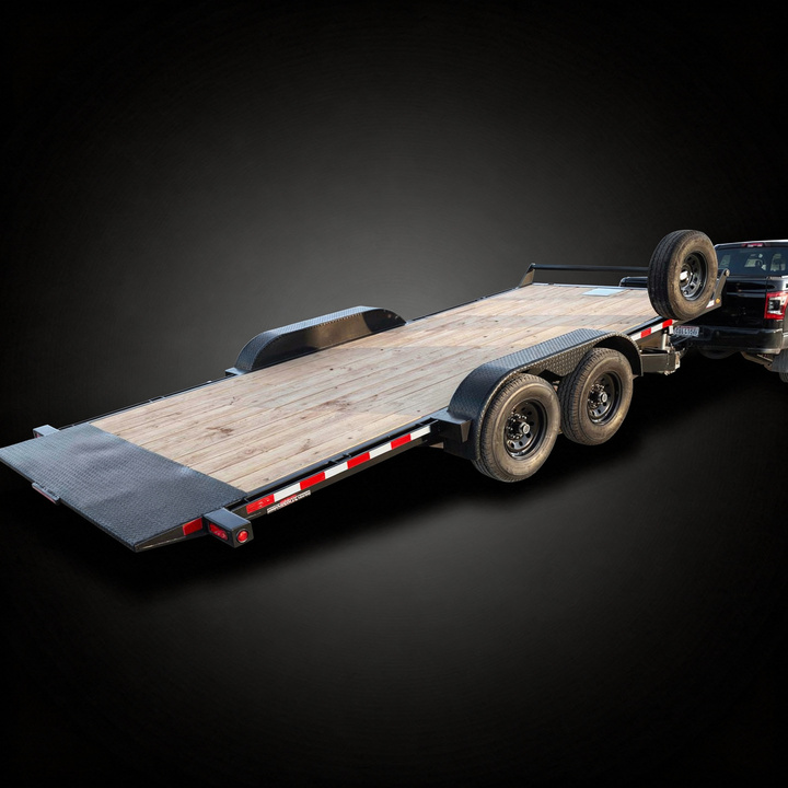 Flat Deck 7×18 Tilt Trailer Rental – 14,000 lb Capacity