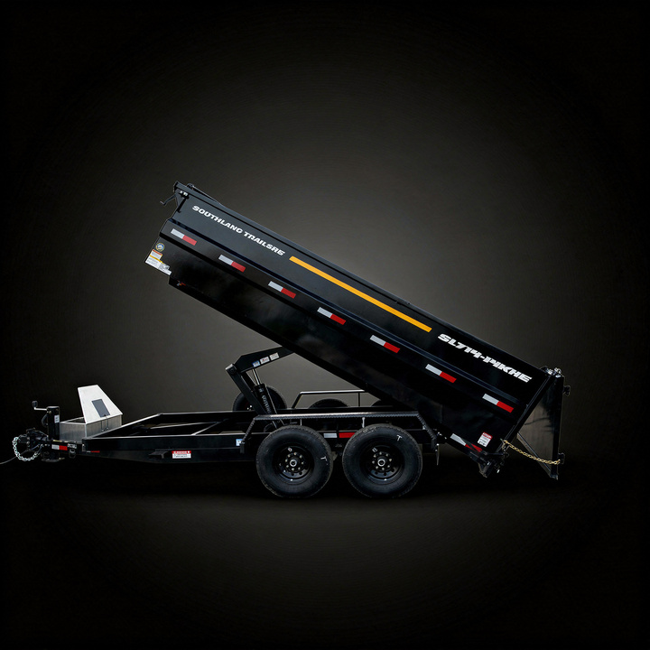 Dump Trailer 7×14 Rental – Hydraulic Lift