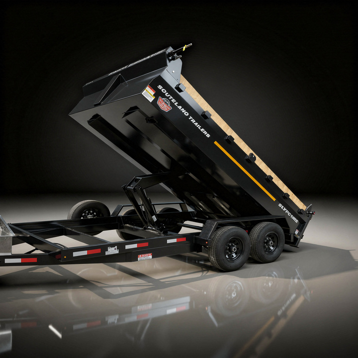 Dump Trailer 7×14 Rental – Hydraulic Lift